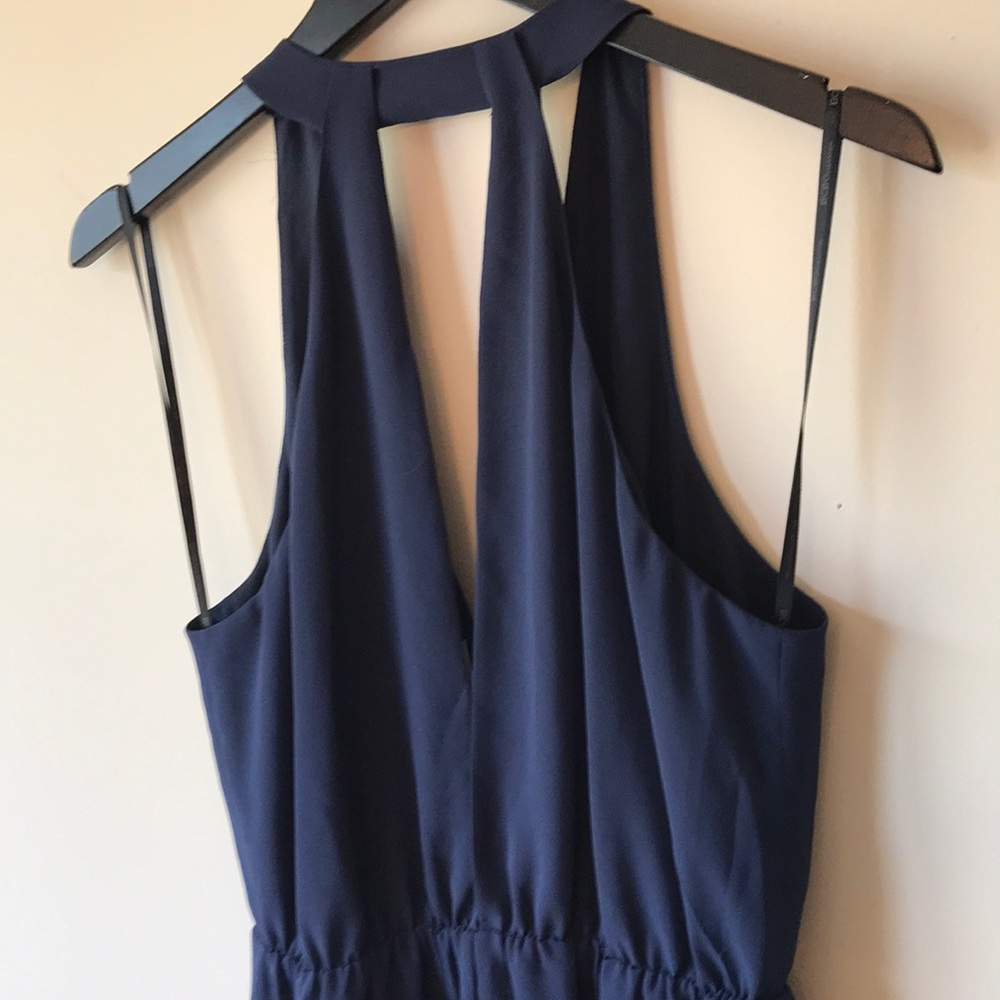 Bcbgeneration Blue Ruffled Tie Front Sundress - image 6